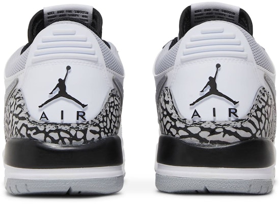 (Kanak-Kanak) Air Jordan Legacy 312 Low 'Putih Hitam Kelabu' CD9054-105 Details for (Kanak-Kanak) Air Jordan Legacy 312 Low 'Putih Hitam Kelabu' CD9054-105