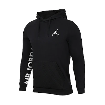 Air Jordan Logo Colorblock Hoodie Black 939987-010