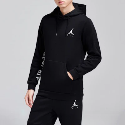 Air Jordan Logo Colorblock Hoodie Hitam 939987-010 Details for Air Jordan Logo Colorblock Hoodie Hitam 939987-010