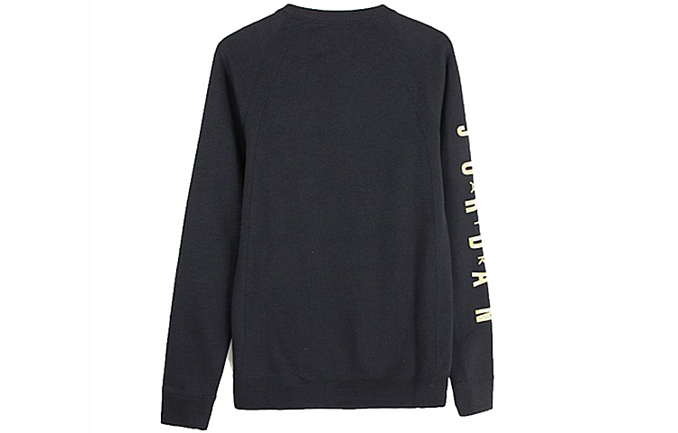 Air Jordan Logo Crewneck Pullover Sweatshirt Black AO1923-010 圖 3