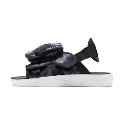 Jordan LS Slide Cozy Non-Slip Outdoor Sports Sandals Black White Tie Dye 'Black White'