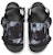 Air Jordan LS Slide Alas Sukan Anti-Gelincir Hitam Putih Tie Dye 'Black White' CZ0791-005
