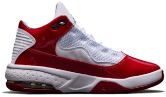 喬丹 Max Aura 2 系帶休閒 防滑耐磨 中幫 復古籃球鞋 GS 白紅 Order 喬丹 Max Aura 2 系帶休閒 防滑耐磨 中幫 復古籃球鞋 GS 白紅