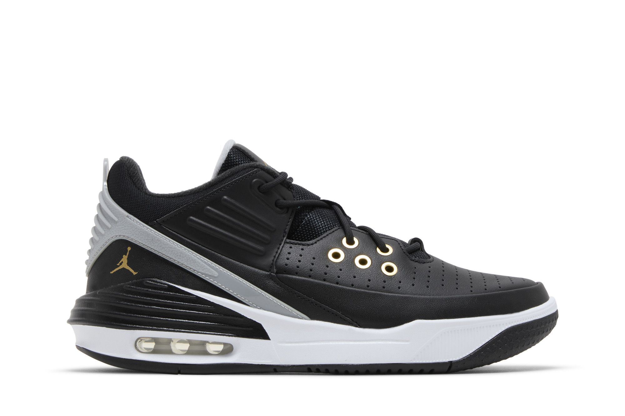 Air Jordan Max Aura 5 'Black Metallic Gold' DZ4353-017