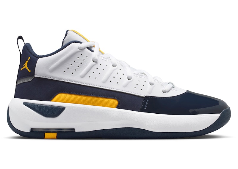 Air Jordan Max Aura 7 White Obsidian University Gold HQ2091-102