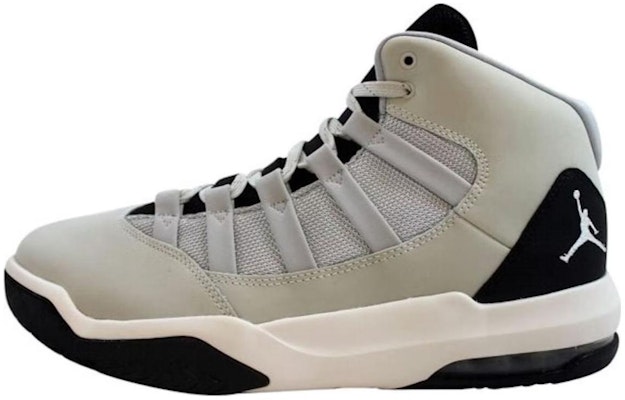 喬丹Max Aura減震防滑耐磨中幫復古籃球鞋男款 白黑色 Buy 喬丹Max Aura減震防滑耐磨中幫復古籃球鞋男款 白黑色