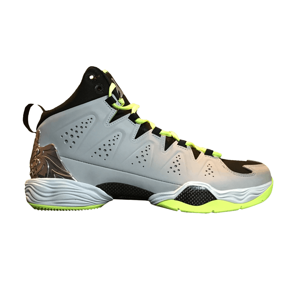 Air Jordan Melo M10 'Metallic Silver Volt' 629876-045