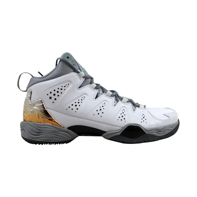 Jordan Melo M10 White/Green Glow ‘Wolf Grey ‘Cool Grey