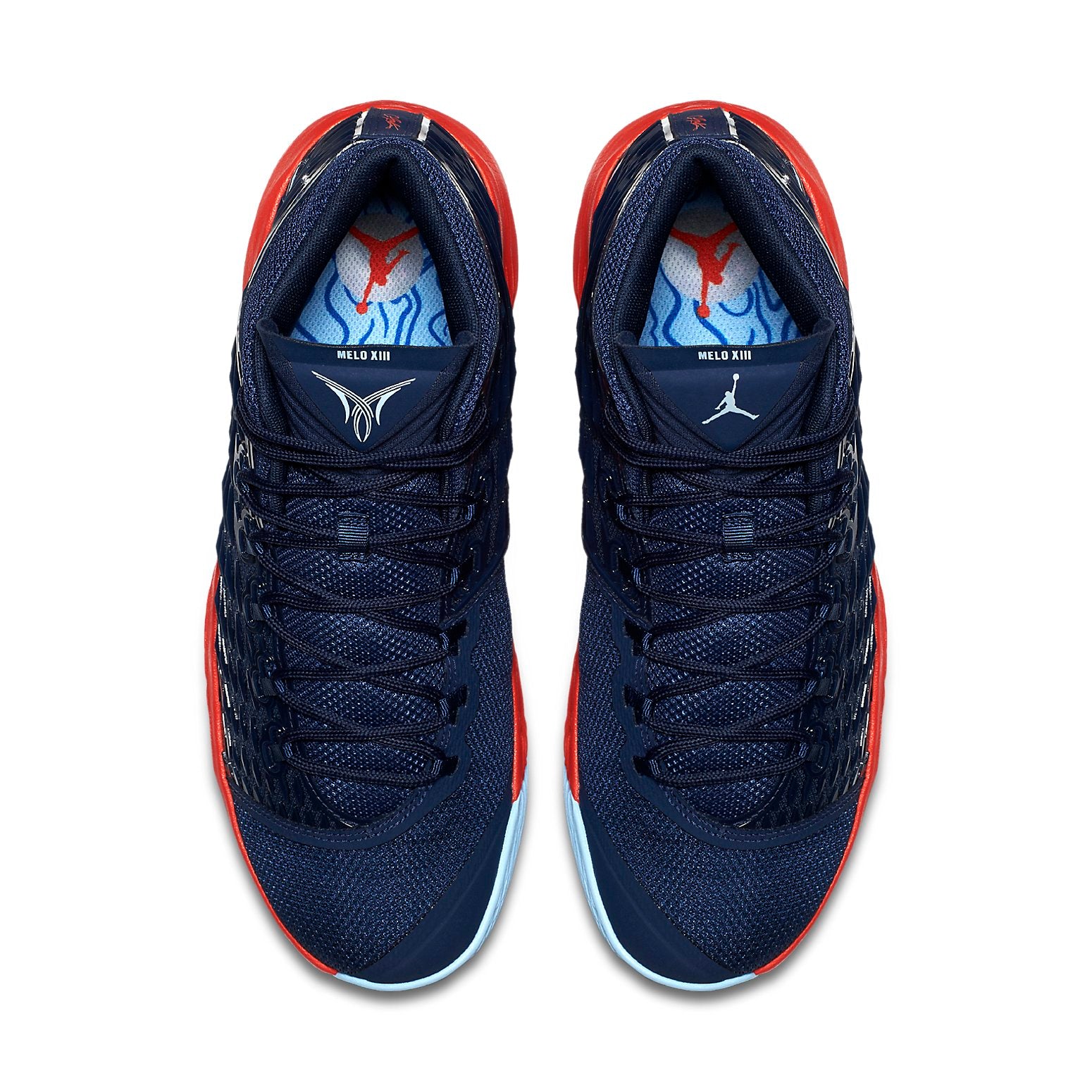 Shop Air Jordan Melo M13 ''Blu Notte'' 881562-406