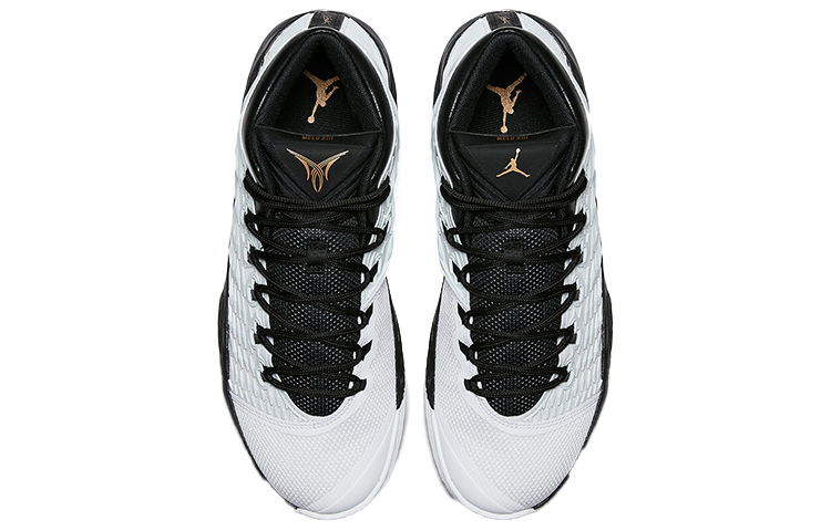 Shop Air Jordan Melo M13 Blanco/Oro Metálico 'Negro' 881562-131
