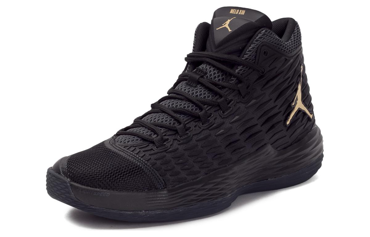 Lookbook Air Jordan Melo M13 X 'Negro Oro Metálico' 902443-002
