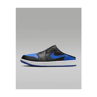 Jordan mules 'Black White Royal'