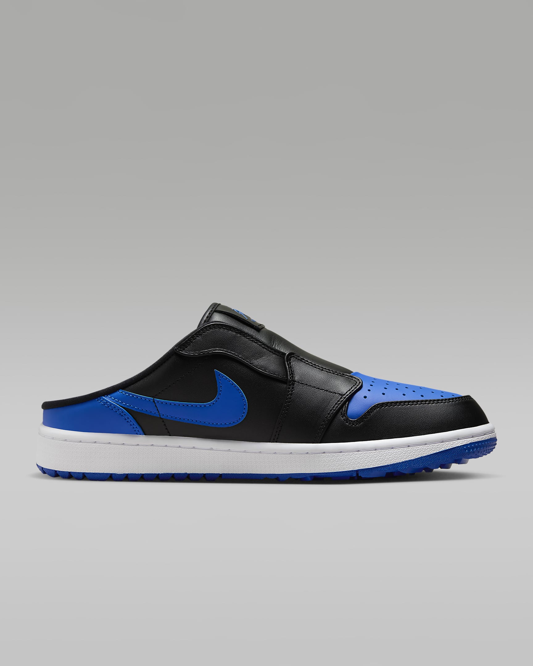 Shop Air Jordan Mules ''Zwart Wit Royal'' FJ1214-002