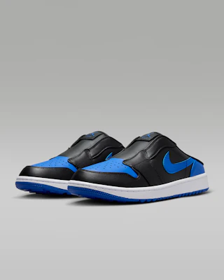 Air Jordan Mules ''Zwart Wit Royal'' FJ1214-002 Details for Air Jordan Mules ''Zwart Wit Royal'' FJ1214-002
