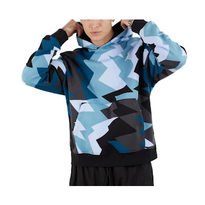 Air Jordan Multicolor All-Over Print Hoodie with Irregular Patterns FB7014-425