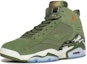 Lookbook Air Jordan MVP 'Sky J Light Olive' dalam Warna Zaitun. DZ4475-300