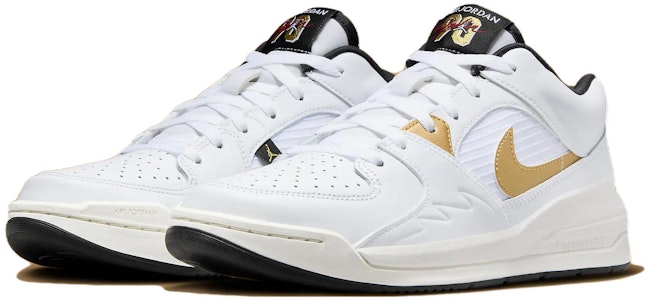 エアジョーダン スタジアム90 白黒/金 (Ea Jōdan Sutajiamu 90 ShiroKuro/Kin) DX4397-170 Lookbook エアジョーダン スタジアム90 白黒/金 (Ea Jōdan Sutajiamu 90 ShiroKuro/Kin) DX4397-170