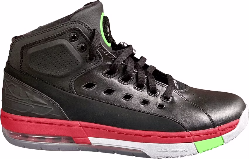 air-jordan-ol-school-black-gym-red-green-pulse