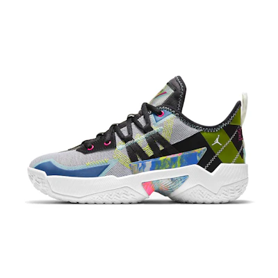 (Youth) Jordan One Take 2 'Wolf Grey Aurora Green'