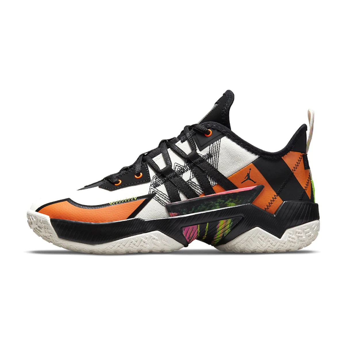 Air Jordan One Take PF 'Hitam Oranye' CW2458-108