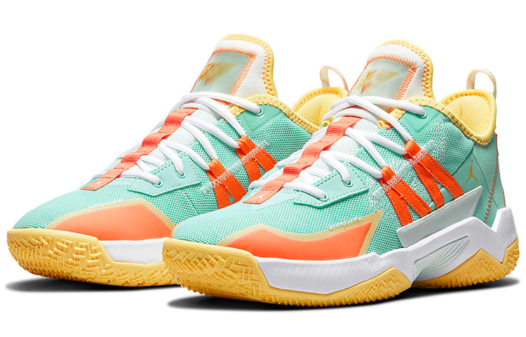 Lookbook Air Jordan One Take 2 PF ''Grün Gelb Orange'' CW2458-300