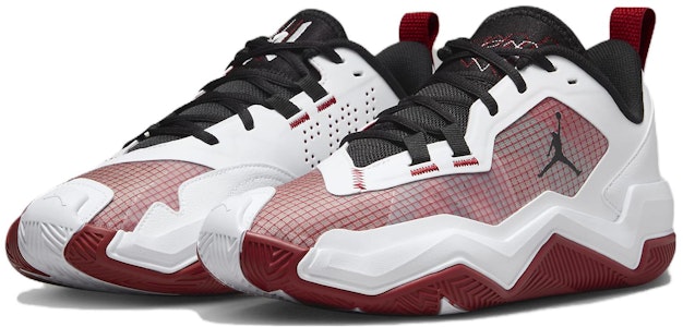 에어 조던 원 테이크 4 PF '화이트 팀 크림슨' DZ3339-100 Lookbook 에어 조던 원 테이크 4 PF '화이트 팀 크림슨' DZ3339-100