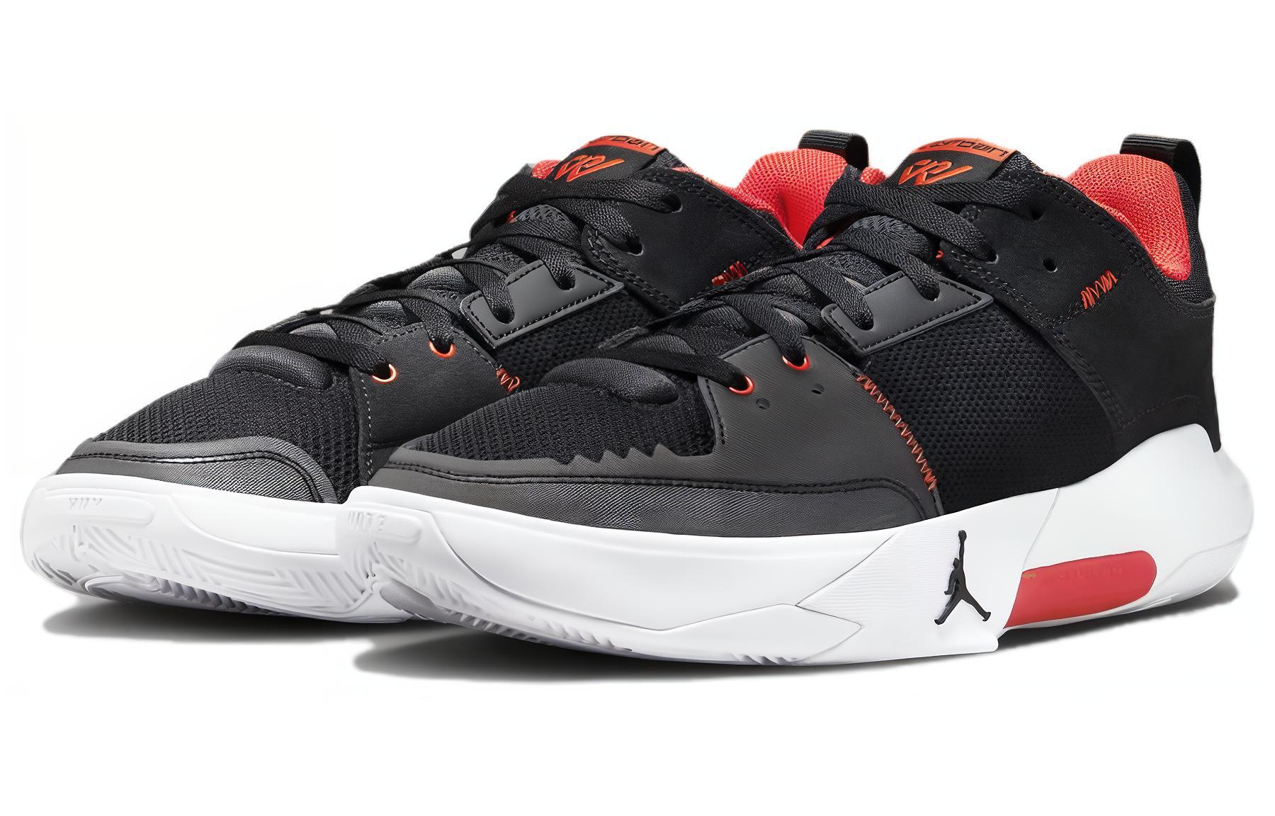 Lookbook 喬丹 One Take 5 PF 舒適百搭 緩震耐磨 低筒 籃球鞋 男款 黑白