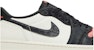 Air Jordan Paris Saint-Germain x 1 Retro Low OG 'Sail Pink Oxford' Melayu HF8828-100
