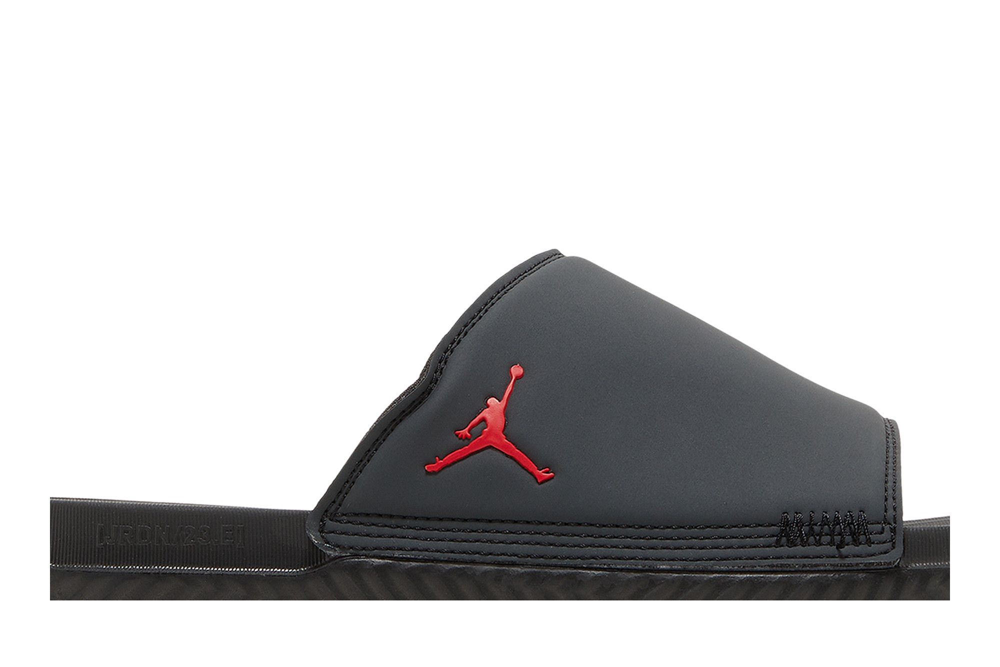 Lookbook Air Jordan Play Slide 'Anthracite University Red' Lelaki DC9835-061