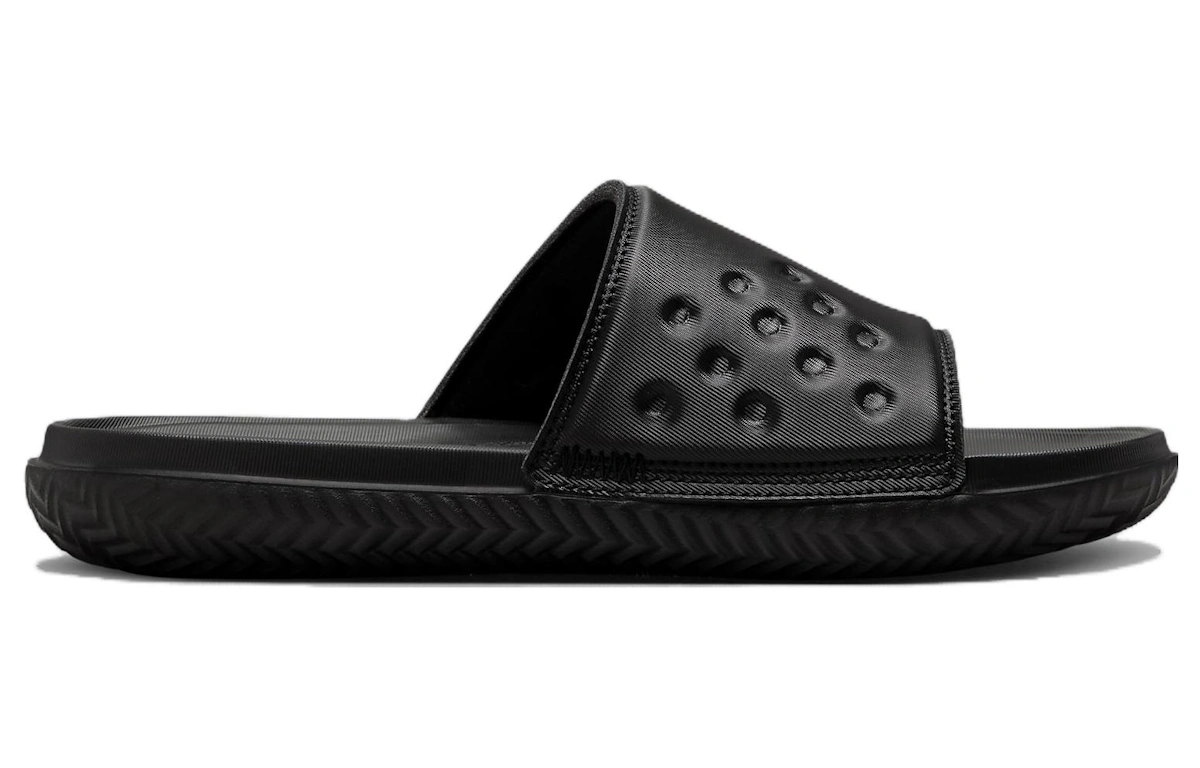 Air Jordan Play Slide 'Black Metallic Silver'