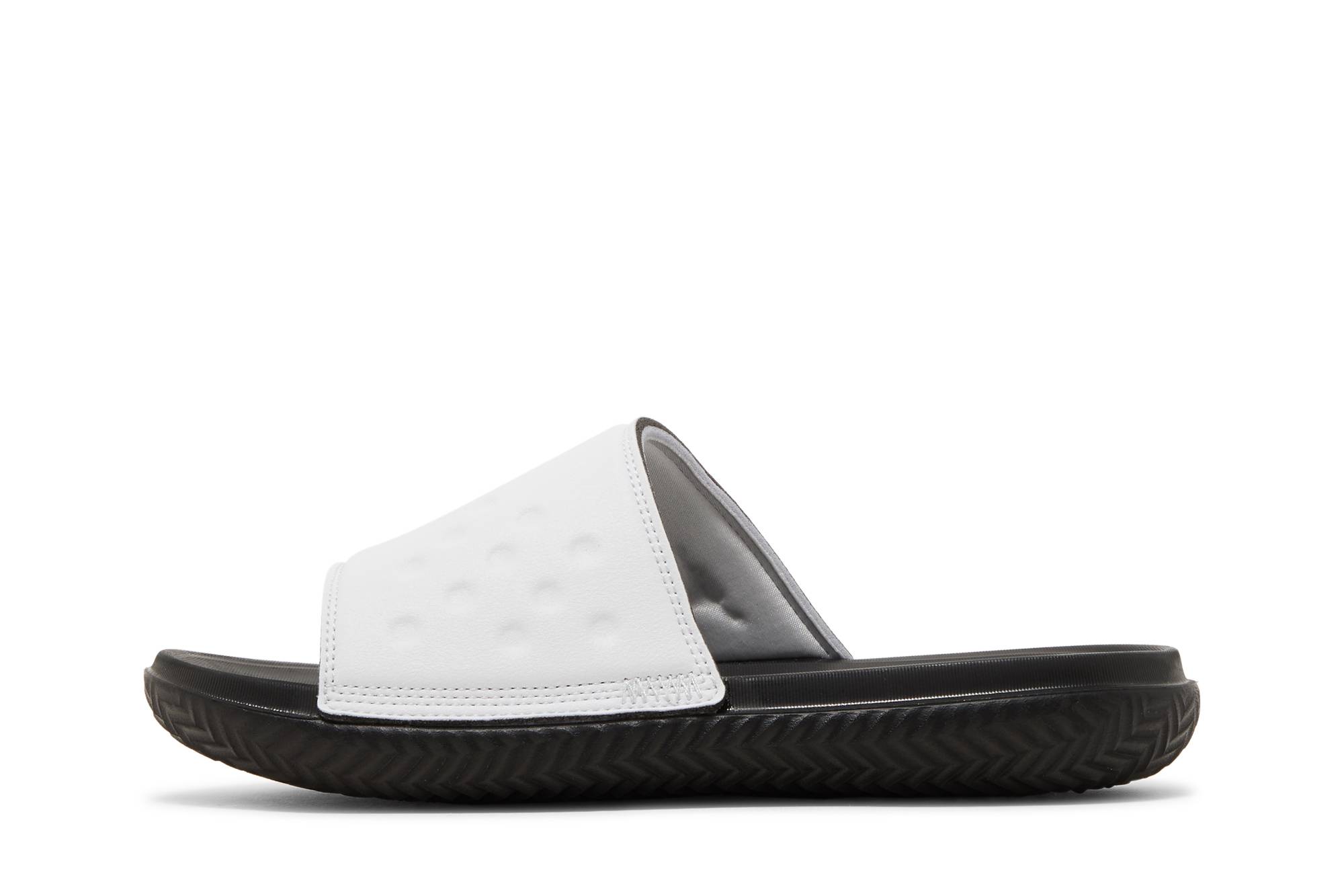 Jordan Play Slide 'White Black' 圖 3