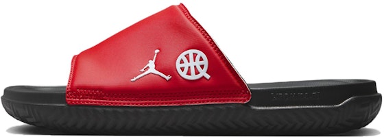 Air Jordan Play Slide Quai 54 University Red Black Classic Green White FN5449-600 Air Jordan Play Slide Quai 54 University Red Black Classic Green White FN5449-600