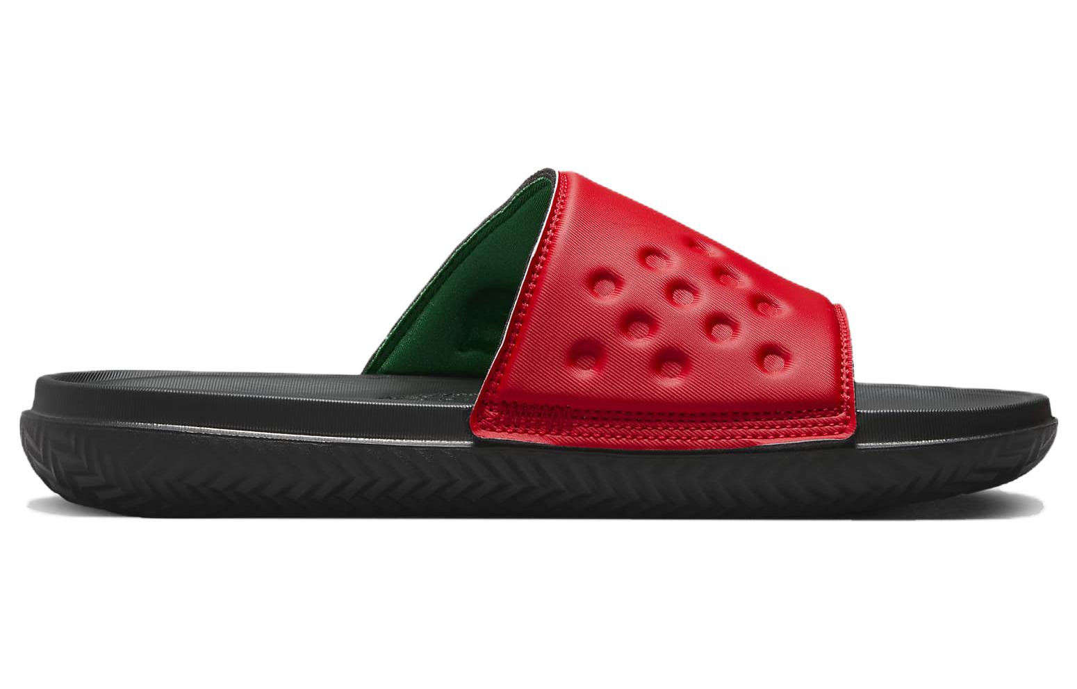 Order Air Jordan Play Slide Quai 54 Merah Hitam Hijau Putih Klasik FN5449-600