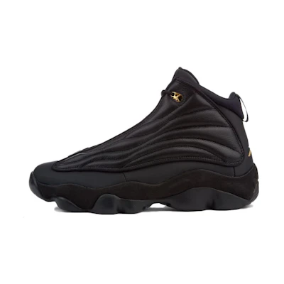 Jordan Pro Strong Black Metallic Gold