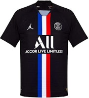 Air Jordan PSG Fourth Away Jersey Player Version Black BV9195-011 Air Jordan PSG Fourth Away Jersey Player Version Black BV9195-011