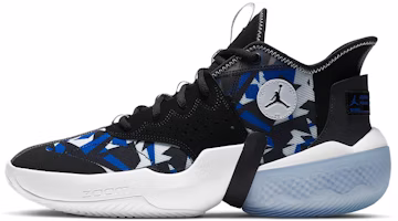 Air Jordan React Elevation PF 'Fractal Pattern - Black Racer Blue' CK6617-004 Air Jordan React Elevation PF 'Fractal Pattern - Black Racer Blue' CK6617-004