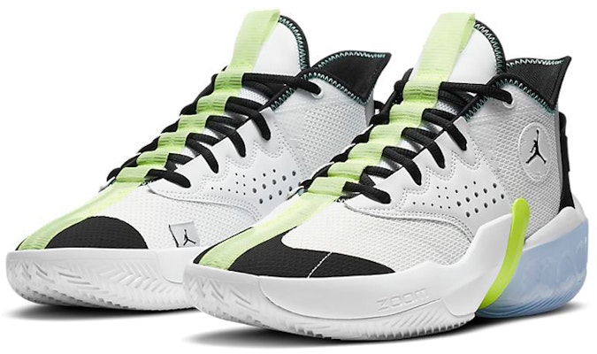 Air Jordan React Elevation PF '白黑绿光' CK6617-103 Lookbook Air Jordan React Elevation PF '白黑绿光' CK6617-103