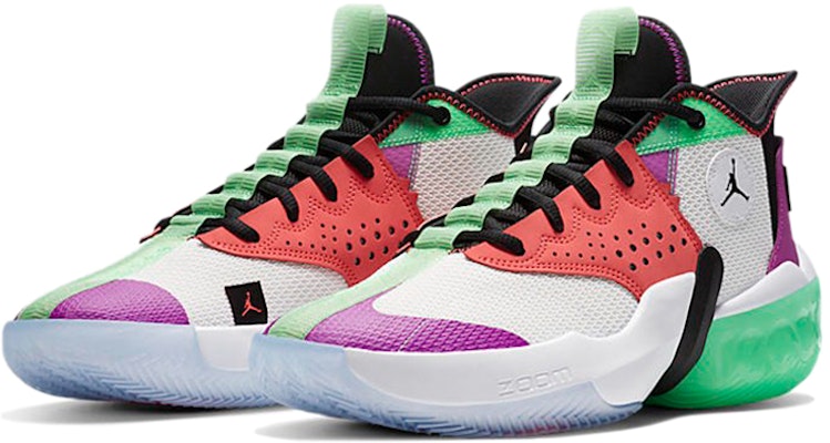 Air Jordan React Elevation PF '白色高紫'篮球鞋 CK6617-101 Lookbook Air Jordan React Elevation PF '白色高紫'篮球鞋 CK6617-101