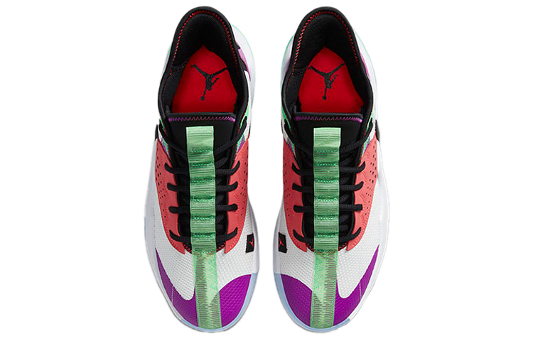 Shop Air Jordan React Elevation PF '白色高紫'篮球鞋 CK6617-101