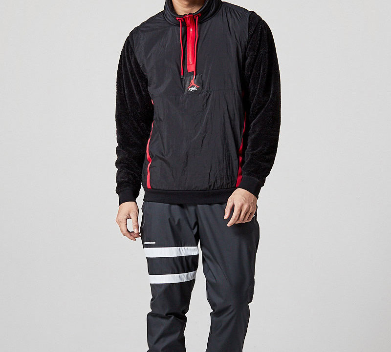 Air Jordan Retro Pullover Fleece Jacket Winter Black AH6256-010 圖 4