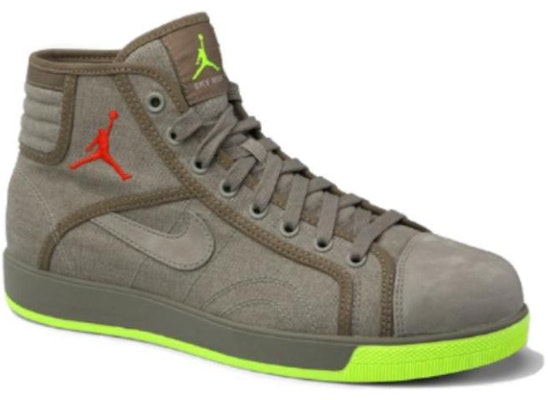 Air Jordan Sky High Kanvas 'Grit Volt' 407282-201 Order Air Jordan Sky High Kanvas 'Grit Volt' 407282-201
