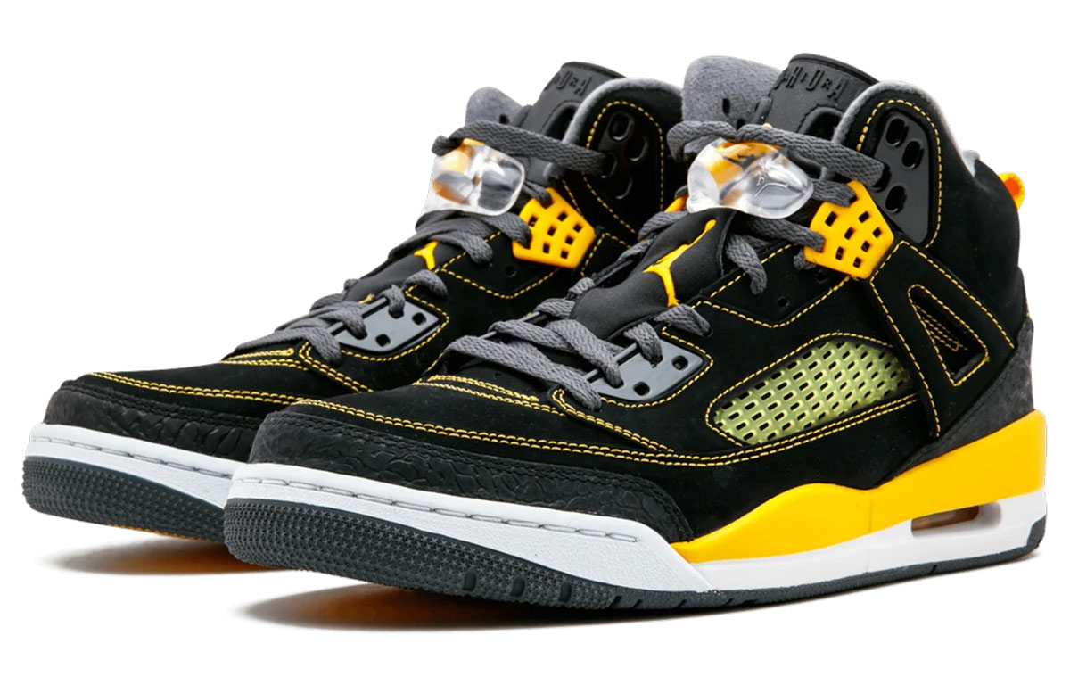 Shop エアジョーダンスパイジーク "黒×ユニバーシティゴールド" 315371-030