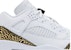 Air Jordan Spizike Low 'Putih Hitam Emas Metalik' HJ9019-100