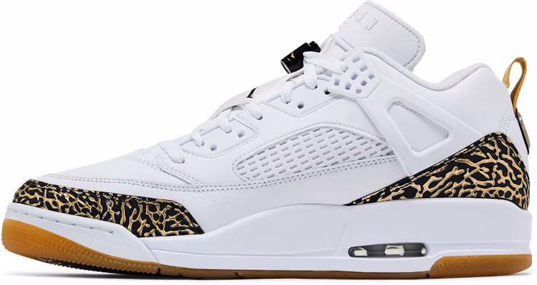 Air Jordan Spizike Low 'White Black Metallic Gold' HJ9019-100 Lookbook Air Jordan Spizike Low 'White Black Metallic Gold' HJ9019-100