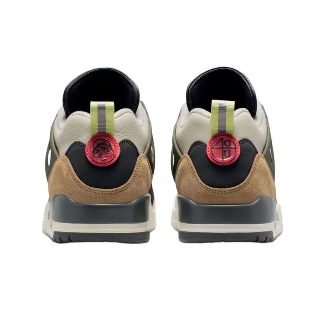 Lookbook Air Jordan Spizike Low Anthracite Mango Cargo Khaki. FQ1759-007