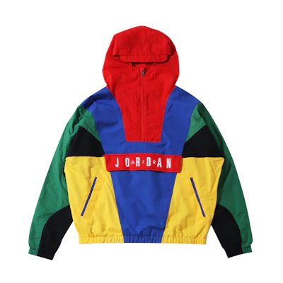 Air Jordan Sport DNA Half-Zip Colorful Loose Woven Hoodie Jacket Men CD5729-480