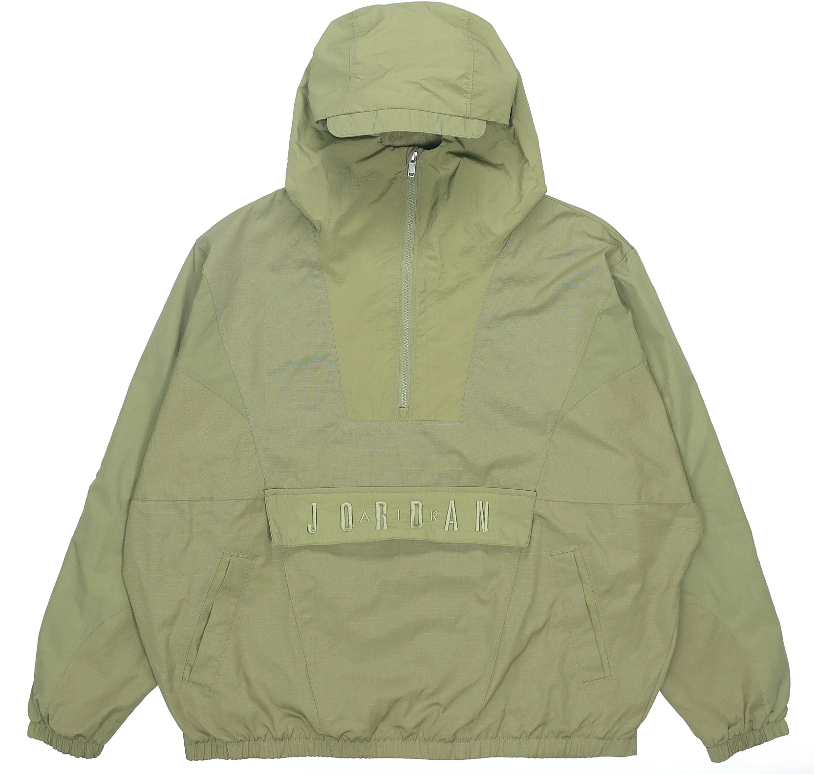 air-jordan-sport-dna-half-zip-woven-hoodie-jacket-dark-green-cd-5729-370