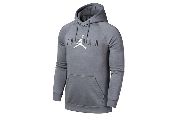 Air Jordan Sport DNA HBR Patch Hoodie Men’s Gray CT6293-084