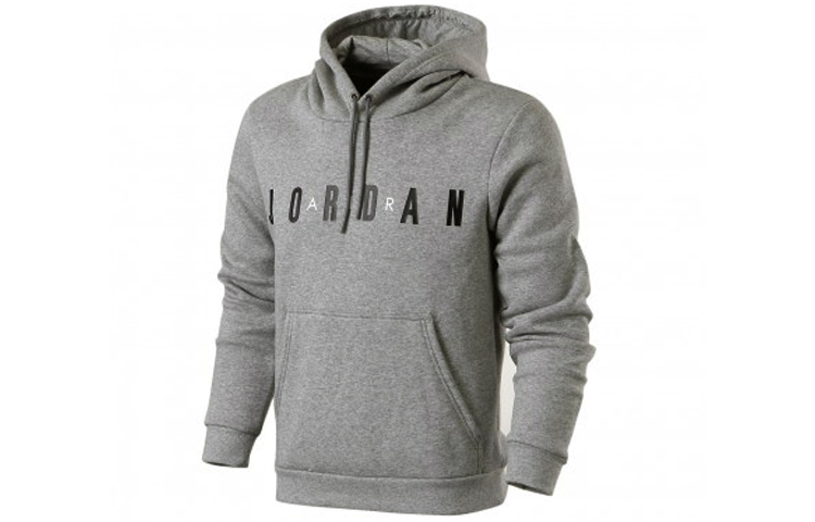 Air Jordan Sportswear Flight Fleece Pullover Hoodie Gray AH4510-063