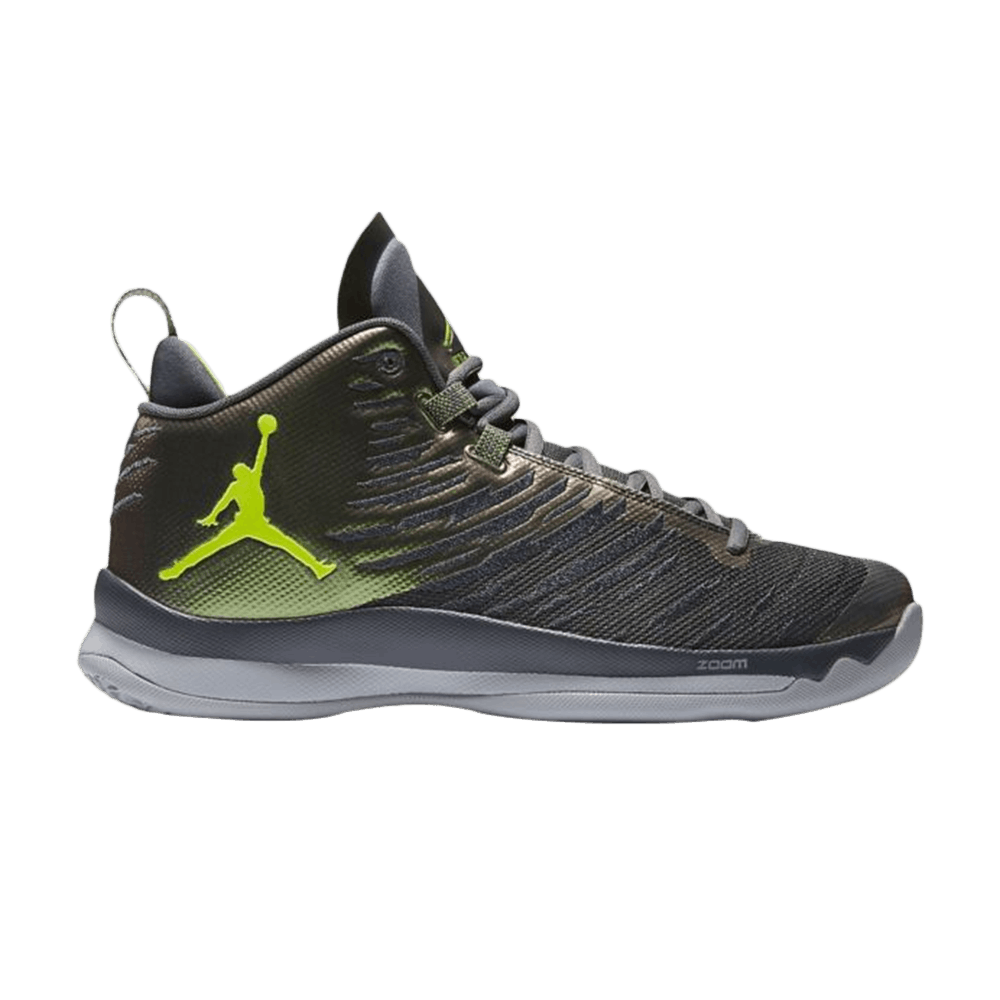 Buy エアジョーダン Super.Fly 5 ダークグレー/ボルト 844677-002